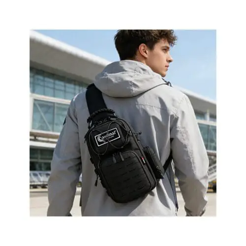 Στρατιωτικό Τσαντάκι Στήθους Tactical Cardinal MT4080 μαύρο 16