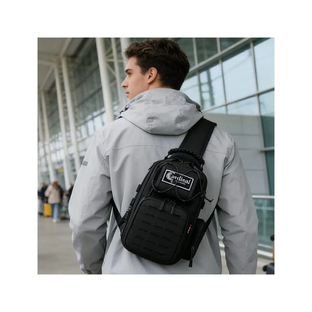 Στρατιωτικό Τσαντάκι Στήθους Tactical Cardinal MT4080 μαύρο 2