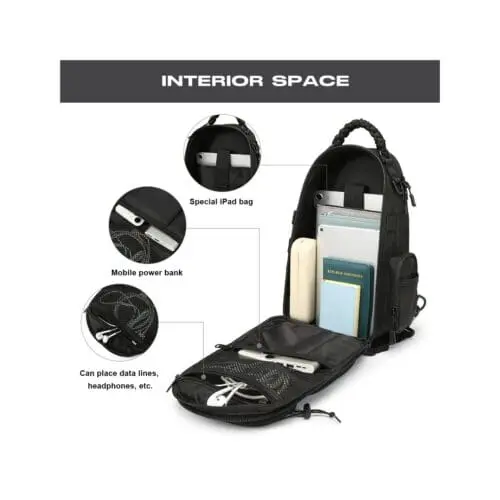 Στρατιωτικό Τσαντάκι Στήθους Tactical Cardinal MT4080 μαύρο 11