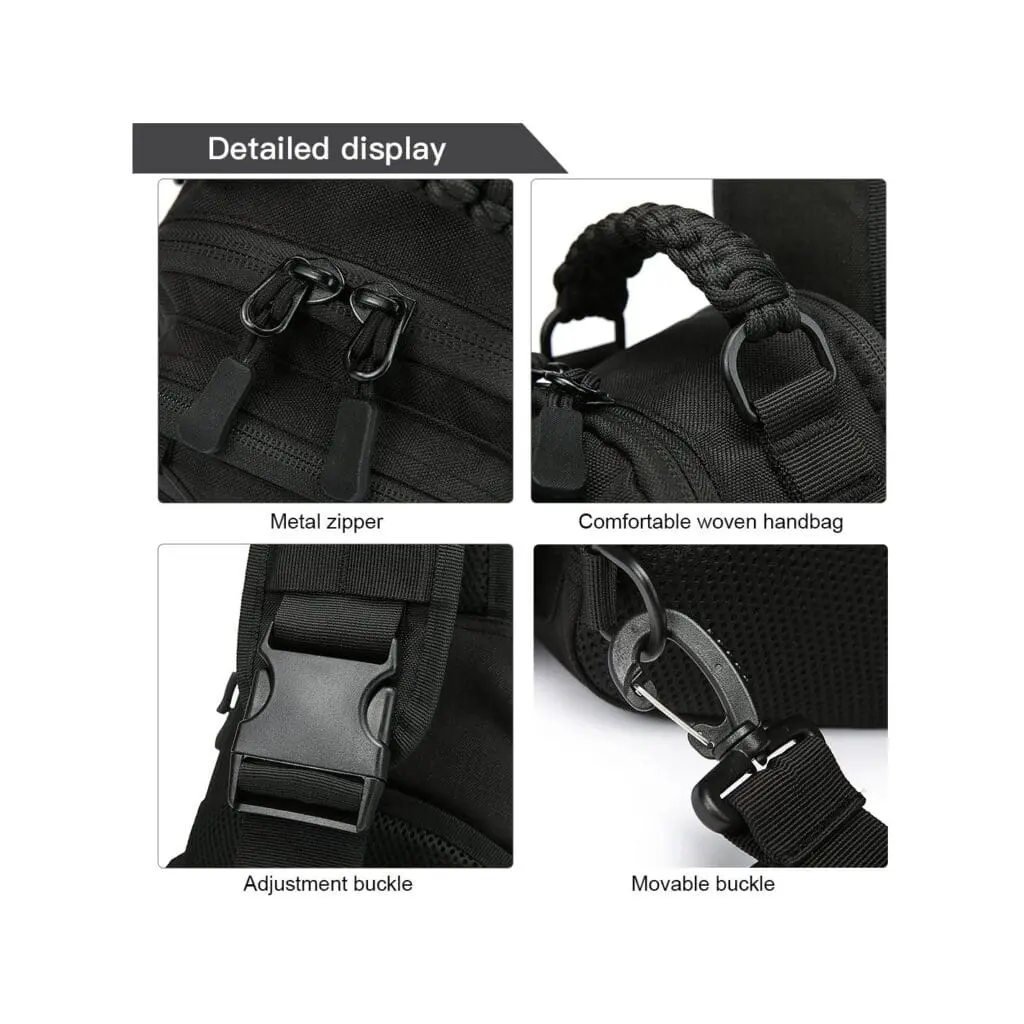 Στρατιωτικό Τσαντάκι Στήθους Tactical Cardinal MT4080 μαύρο 4