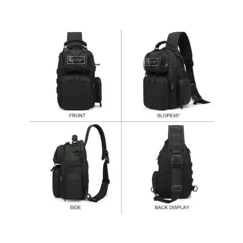 Στρατιωτικό Τσαντάκι Στήθους Tactical Cardinal MT4080 μαύρο 13