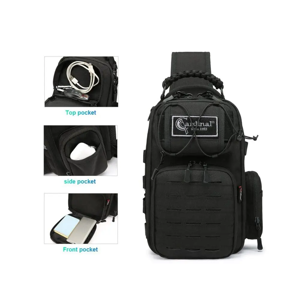 Στρατιωτικό Τσαντάκι Στήθους Tactical Cardinal MT4080 μαύρο 7