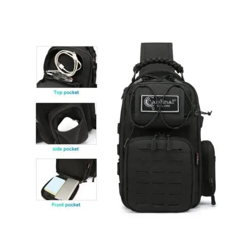 Στρατιωτικό Τσαντάκι Στήθους Tactical Cardinal MT4080 μαύρο 15
