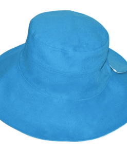 Λινό γυναικείο καπέλο πλατύγυρο