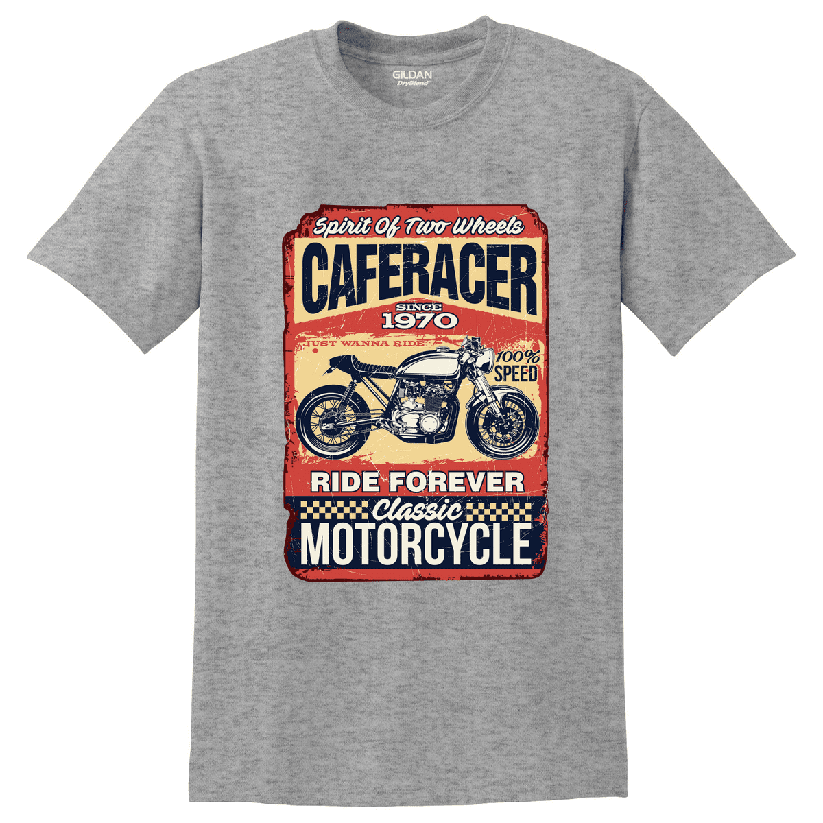  Tshirt Cafe race Motorcycle 2025