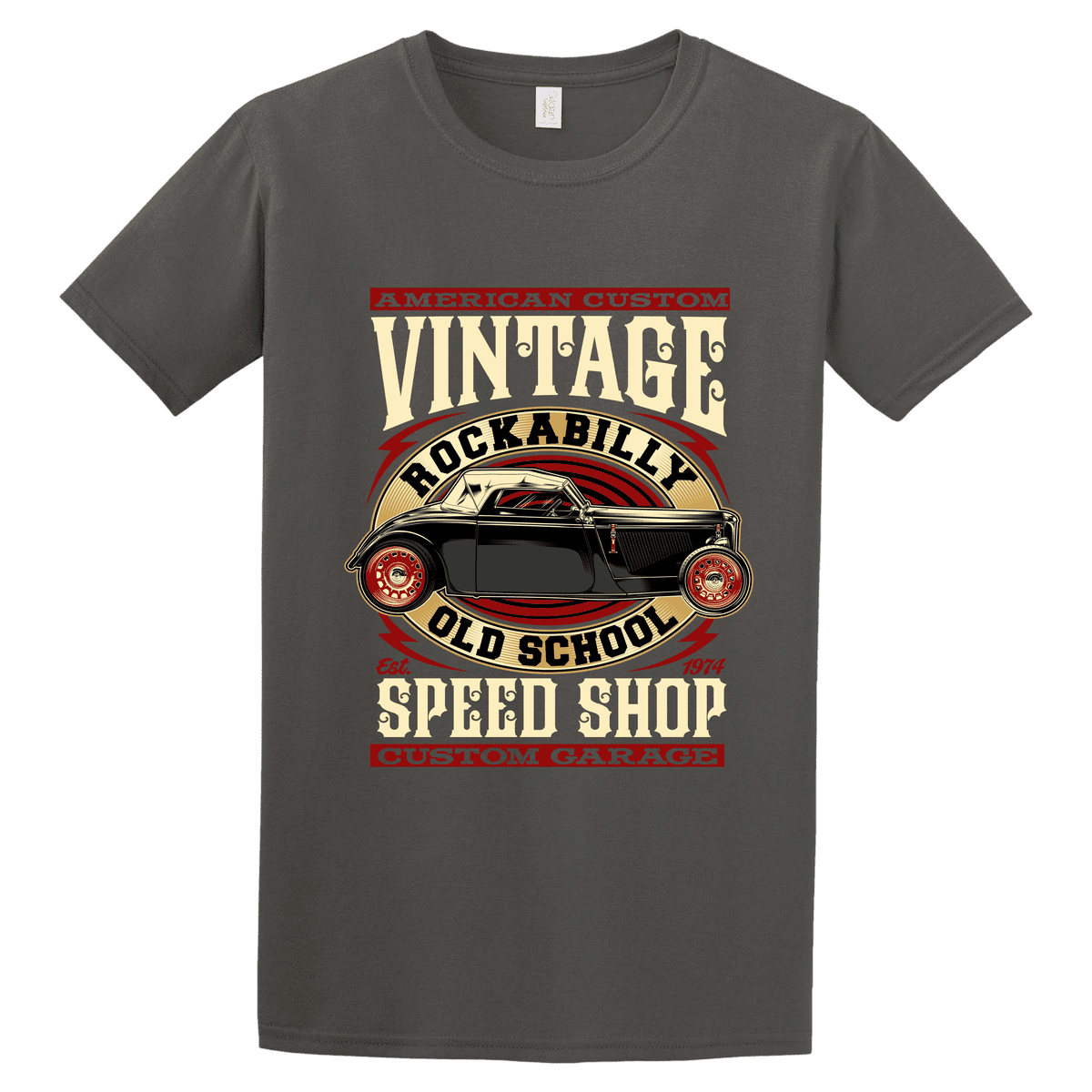 Ανδρική μπλούζα Vintage Rockabilly φωτογραφία