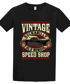 Ανδρική μπλούζα Vintage Rockabilly