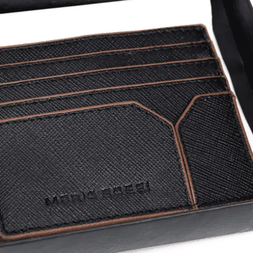 Δερμάτινο πορτοφόλι καρτών Mario Rossi 8932 Cigar 9 Δερμάτινο πορτοφόλι καρτών Mario Rossi 8932 Cigar