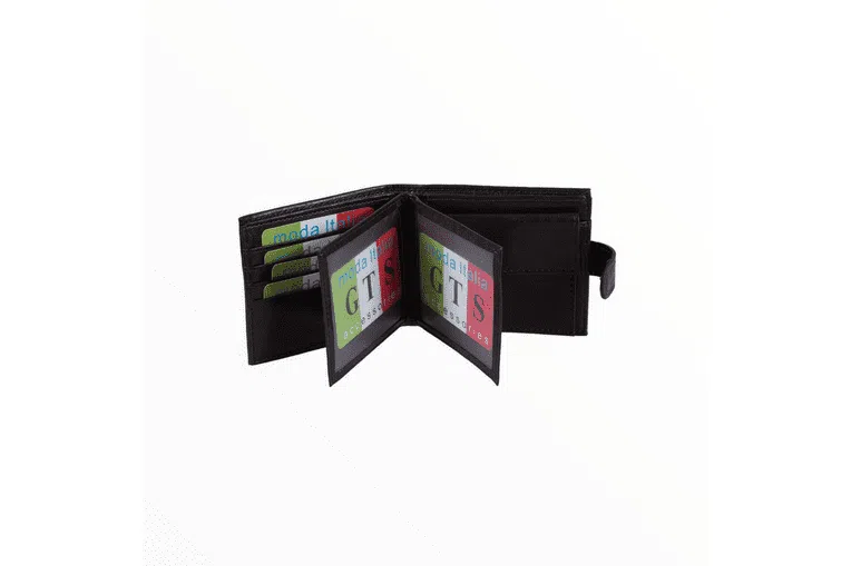 Ανδρικό πορτοφόλι με 10+2 θήκες για κάρτες 10 Ανδρικό πορτοφόλι με 10+2 θήκες για κάρτες