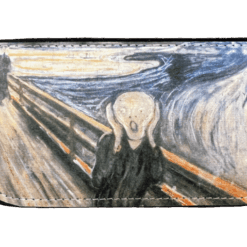 Χειροποίητη δερμάτινη καπνοθήκη The Scream