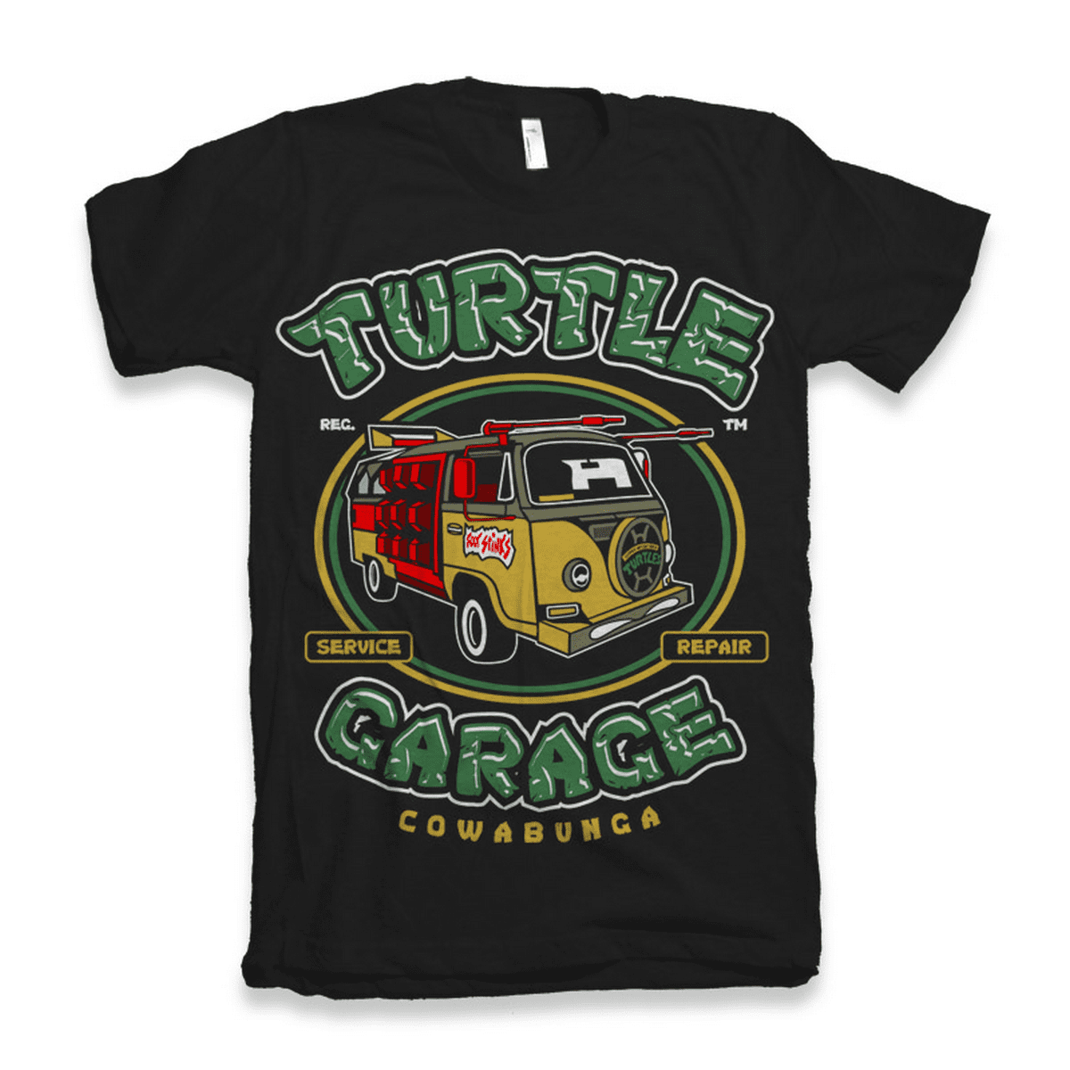 GILDAN Παιδική μπλούζα Turtle Garage
