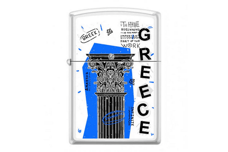 ZIPPO Greece Antique Column