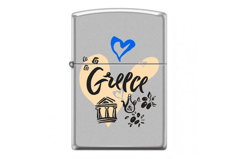 ZIPPO Greece With Heart Zippo