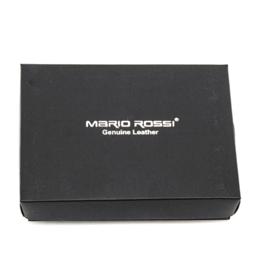 Mario Rossi 5940 δερμάτινο πορτοφόλι μαύρο-καφέ 2