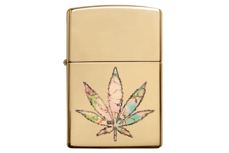 ZIPPO Pot Leaf Fusion Design Zippo