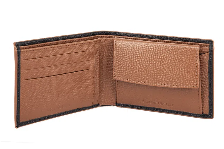 Mario Rossi 5940 δερμάτινο πορτοφόλι μαύρο-καφέ 2 Mario Rossi 5940 δερμάτινο πορτοφόλι μαύρο-καφέ 1