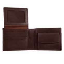 Alternative view of Δερμάτινο πορτοφόλι Mario Rossi 808 καφέ