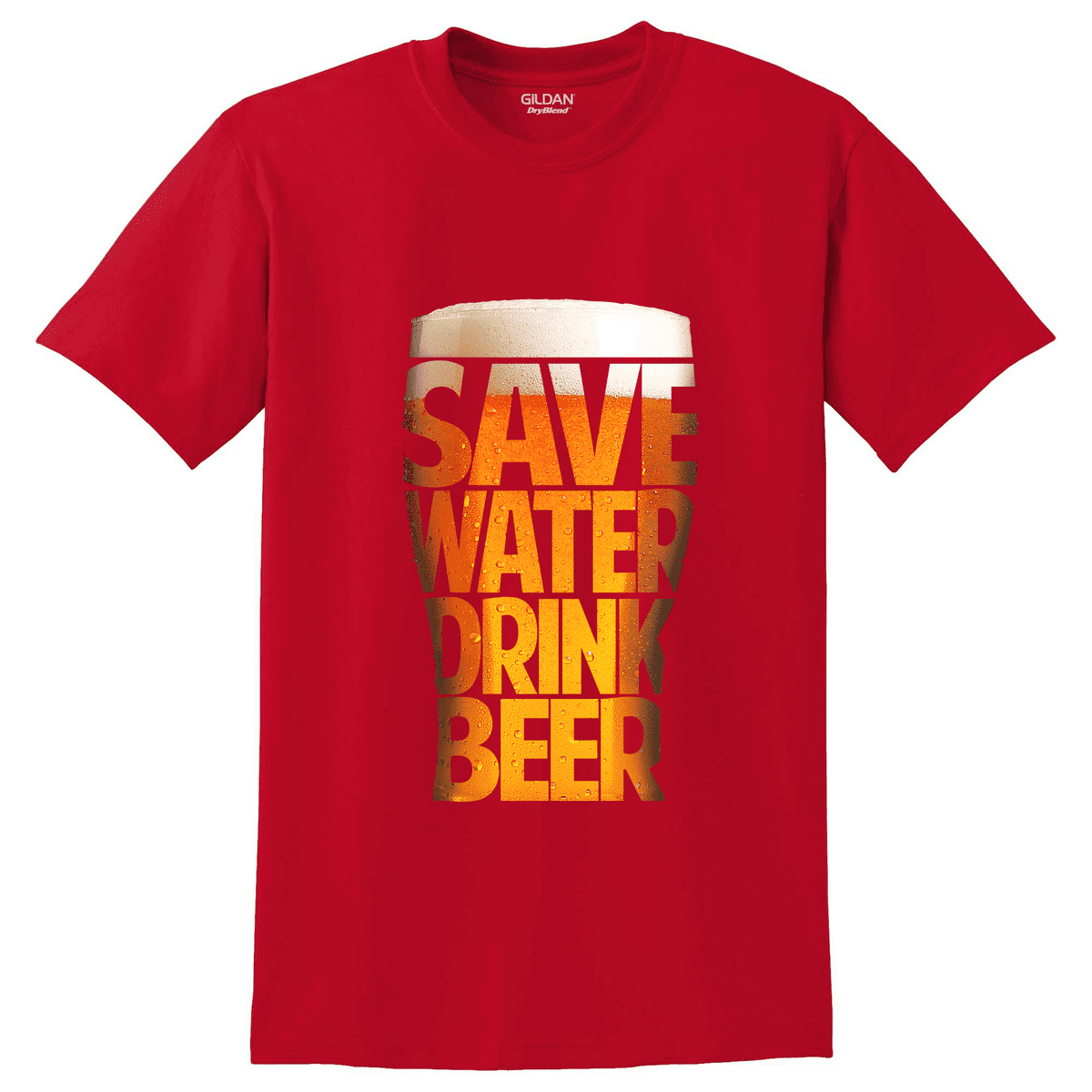 GILDAN Ανδρική μπλούζα Drink Beer