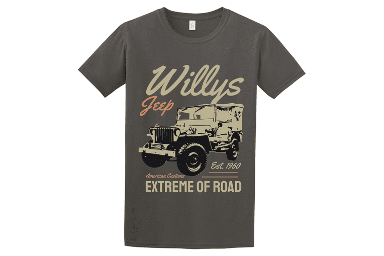  Unisex μπλούζα Willy's Jeep 2025