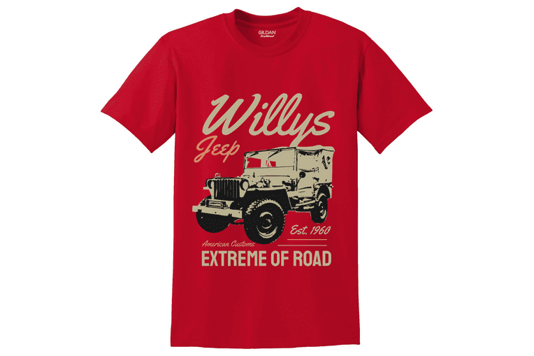  Unisex μπλούζα Willy's Jeep 2025