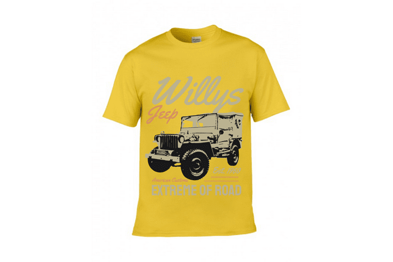  Unisex μπλούζα Willy's Jeep 2025