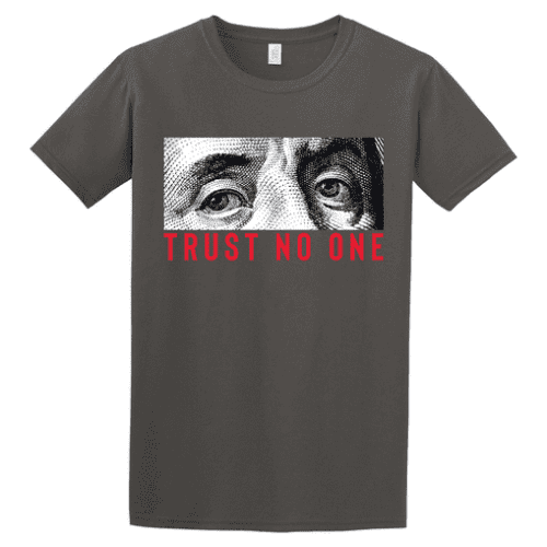 Κοντομάνικο Trust no one