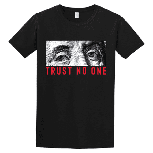 Κοντομάνικο Trust no one