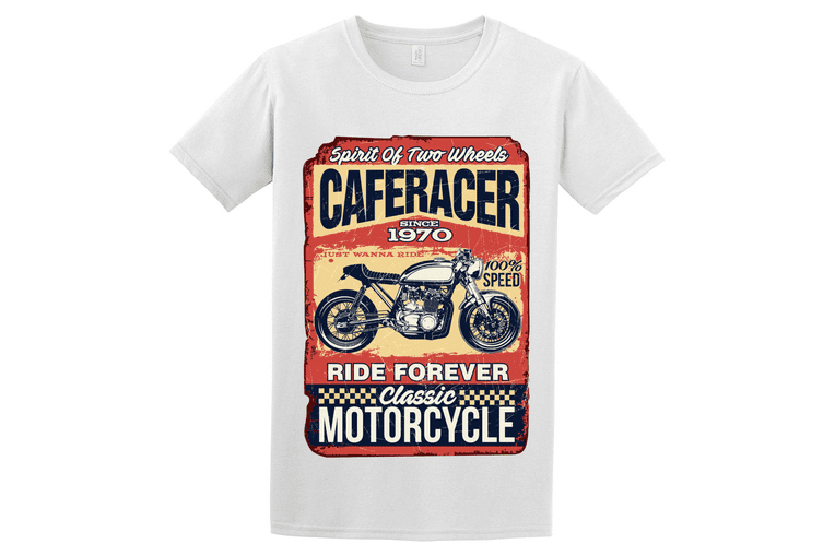  Tshirt Cafe race Motorcycle 2025