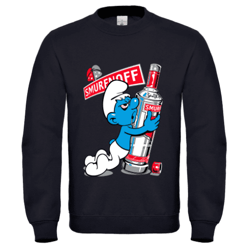 Unisex φούτερ ενηλίκων Smurfnoff 28