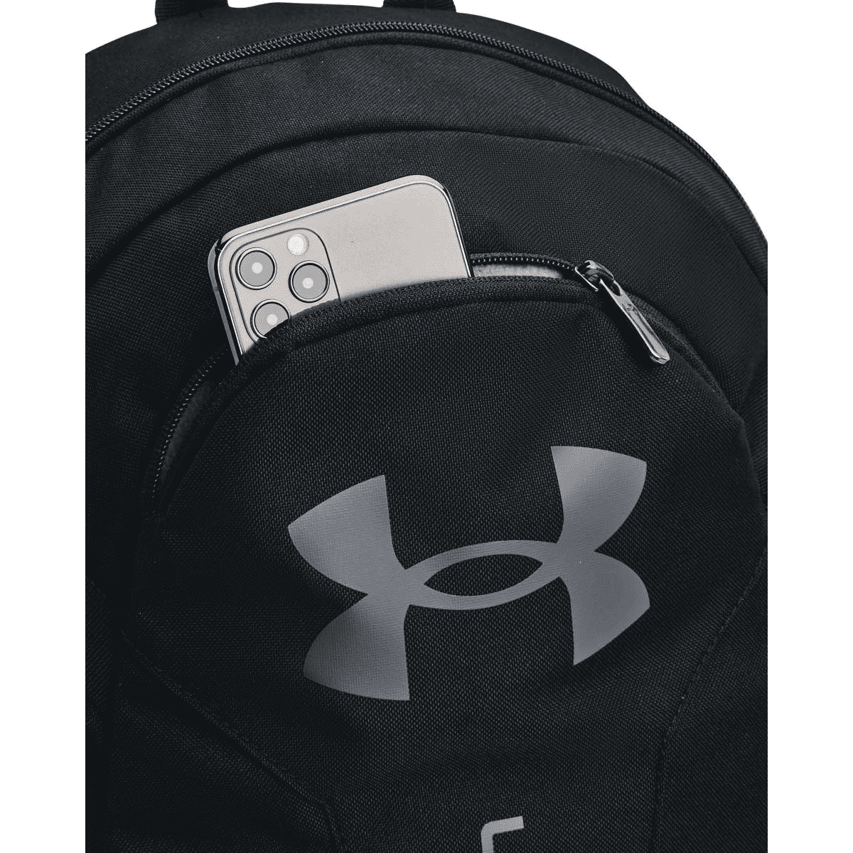 Under Armour Hustle Lite Backpack Black-PitchGrey φωτογραφία