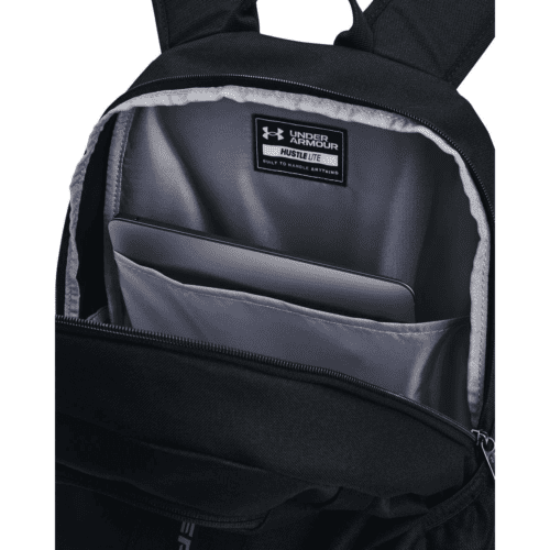 Under Armour Hustle Lite Backpack Black-PitchGrey