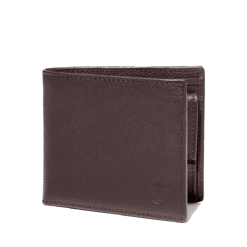 Timberland δερμάτινο πορτοφόλι σκούρο καφέ