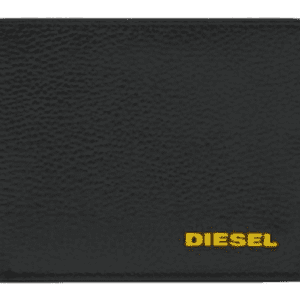 Diesel Cow Leather men's wallet black/yellow