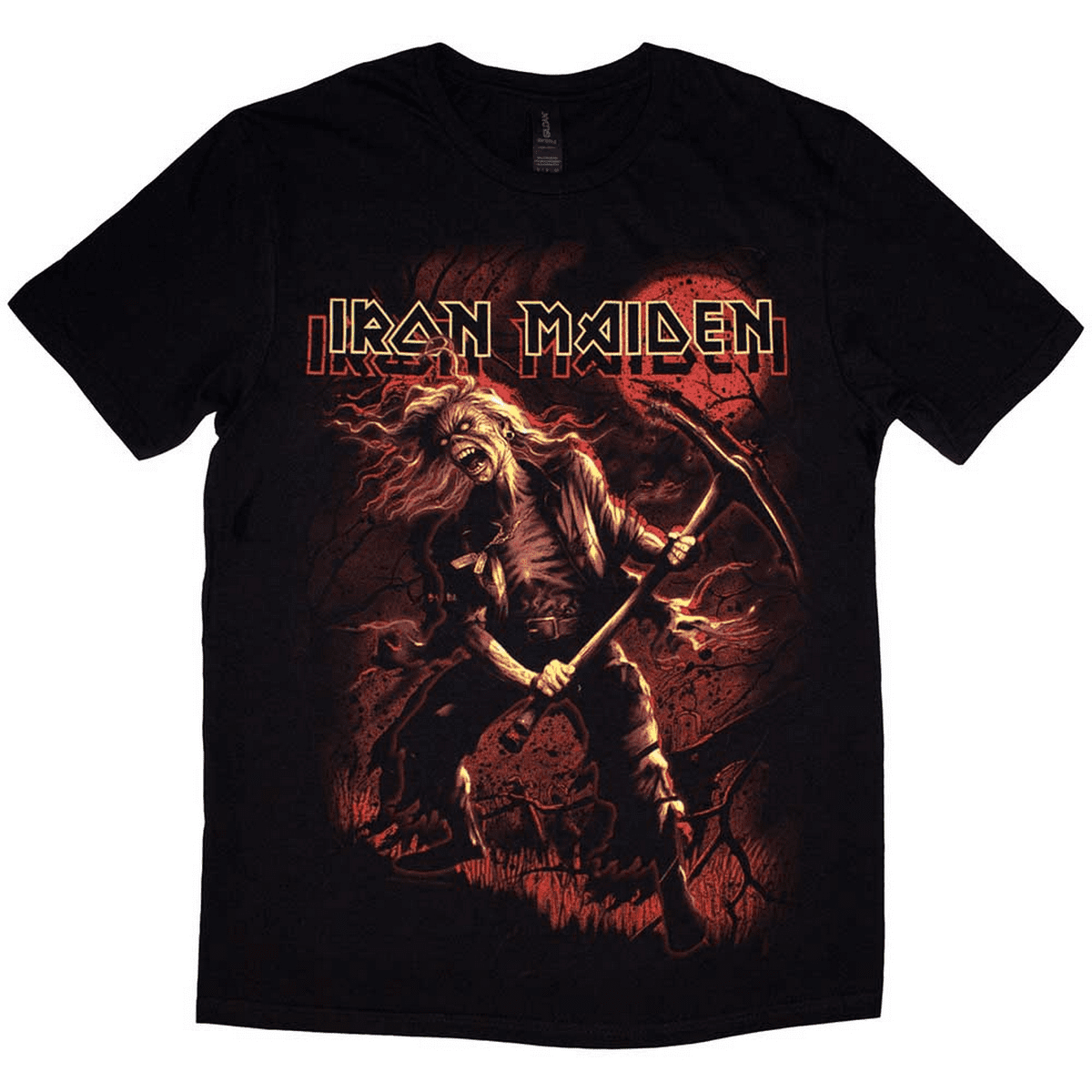 ROCK OFF Iron Maiden Unisex βαμβακερή μπλούζα Benjamin Breeg