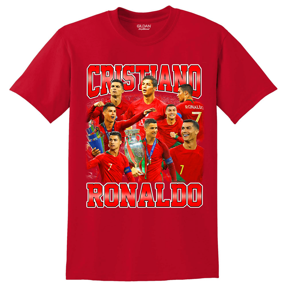 GILDAN Παιδική βαμβακερή μπλούζα Cristiano Ronaldo