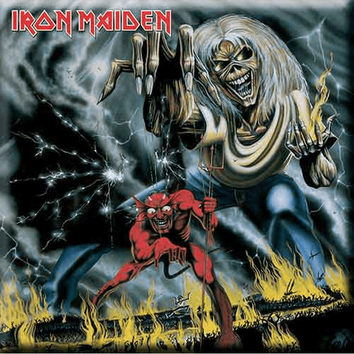 ROCK OFF Μαγνήτης ψυγείου Iron Maiden The number of the Beast
