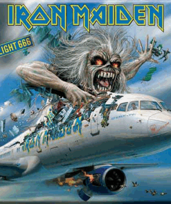 Μαγνήτης ψυγείου Iron Maiden Flight 666