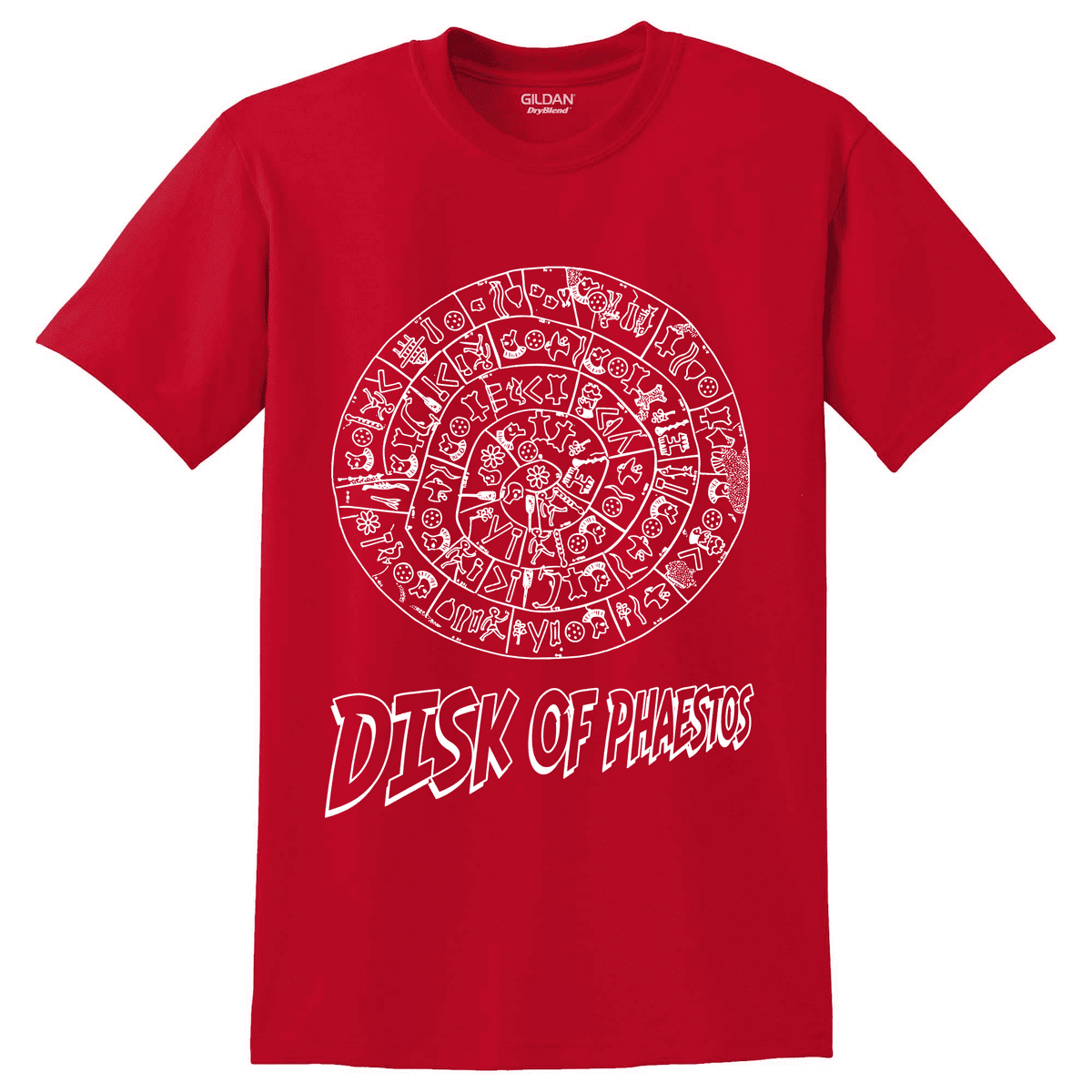 Unisex κοντομάνικη μπλούζα Disk of Phaestos
