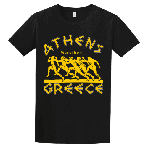 Athens Marathon κοντομάνικη μπλούζα Unisex