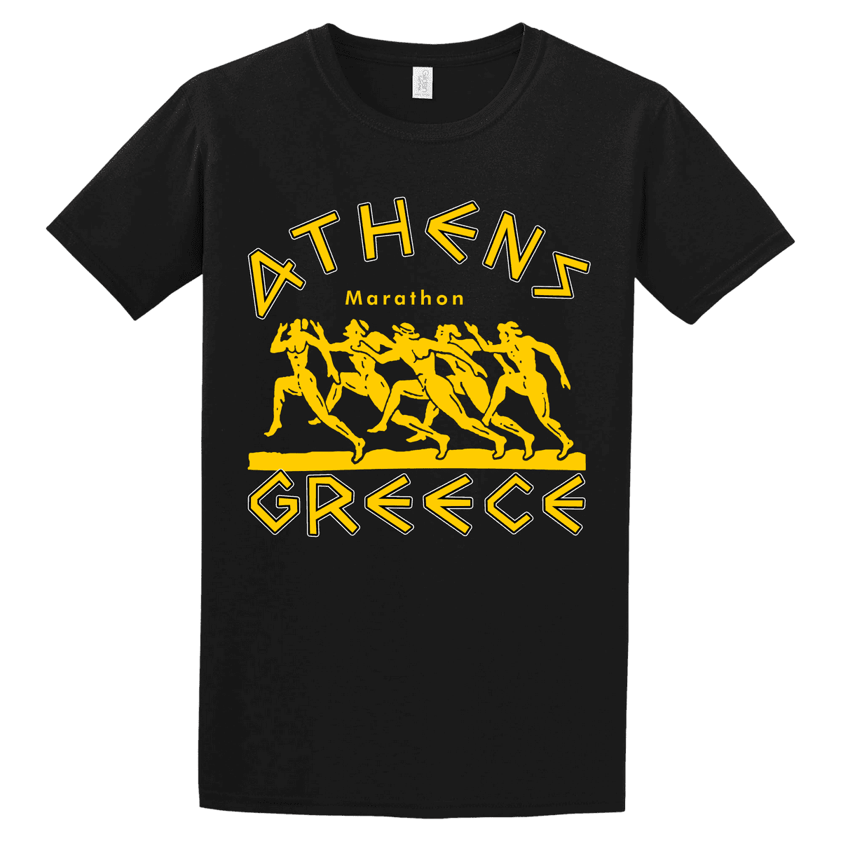 Athens Marathon κοντομάνικη μπλούζα Unisex