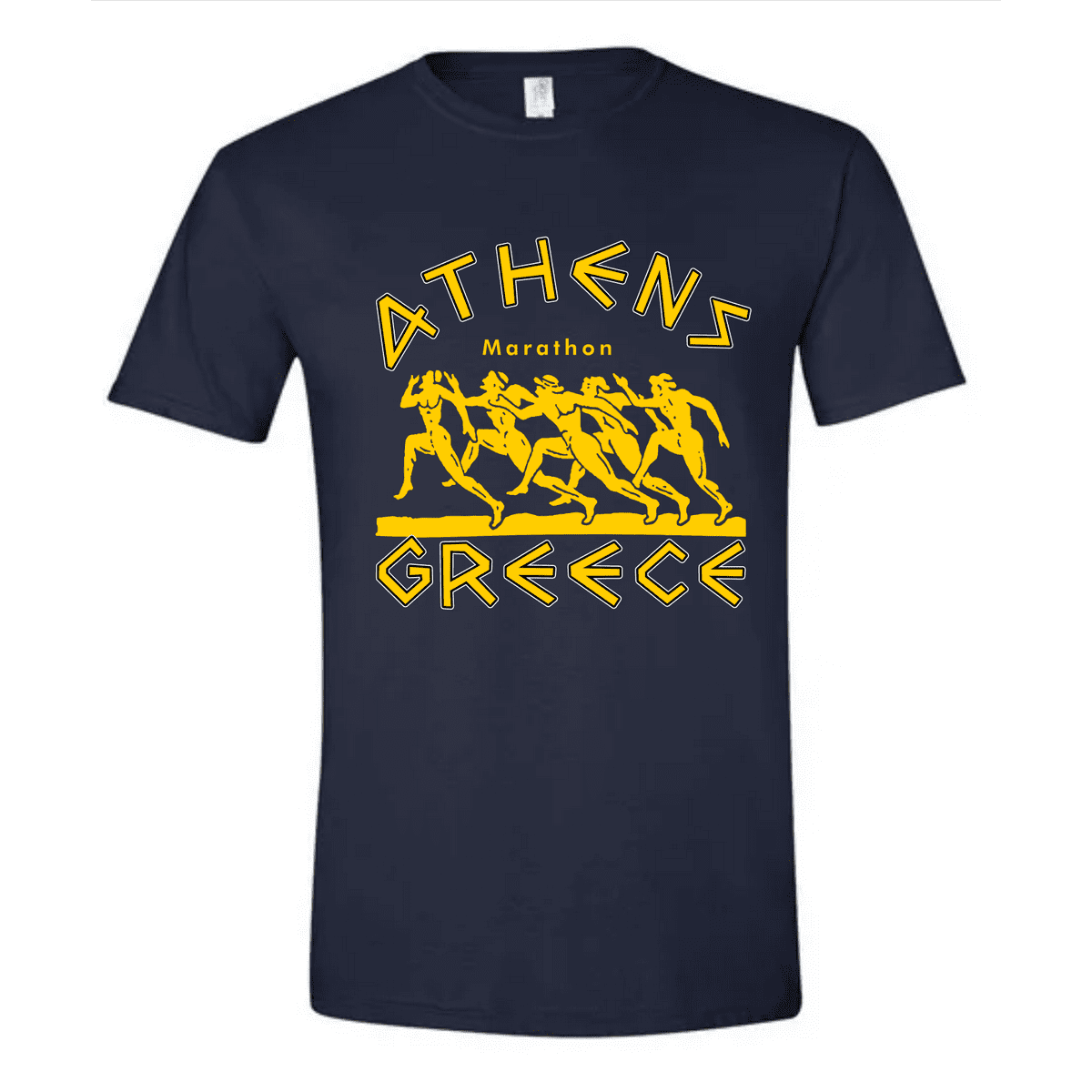 Athens Marathon κοντομάνικη μπλούζα Unisex