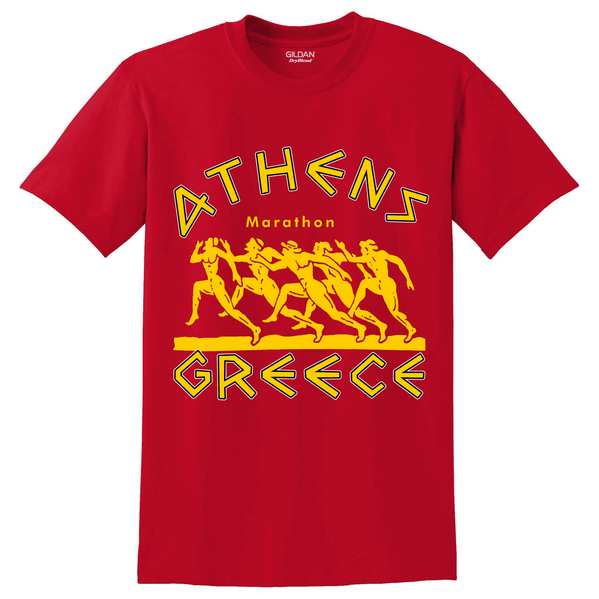 Athens Marathon κοντομάνικη μπλούζα Unisex φωτογραφία