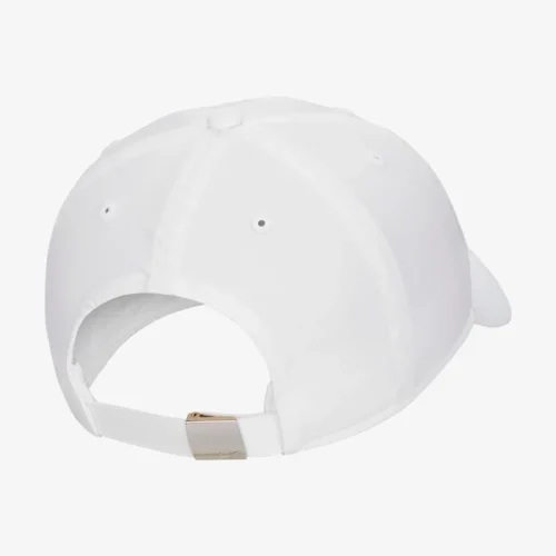 Παιδικό καπέλο Nike Dri-FIT Club Metal-Swoosh λευκό 2