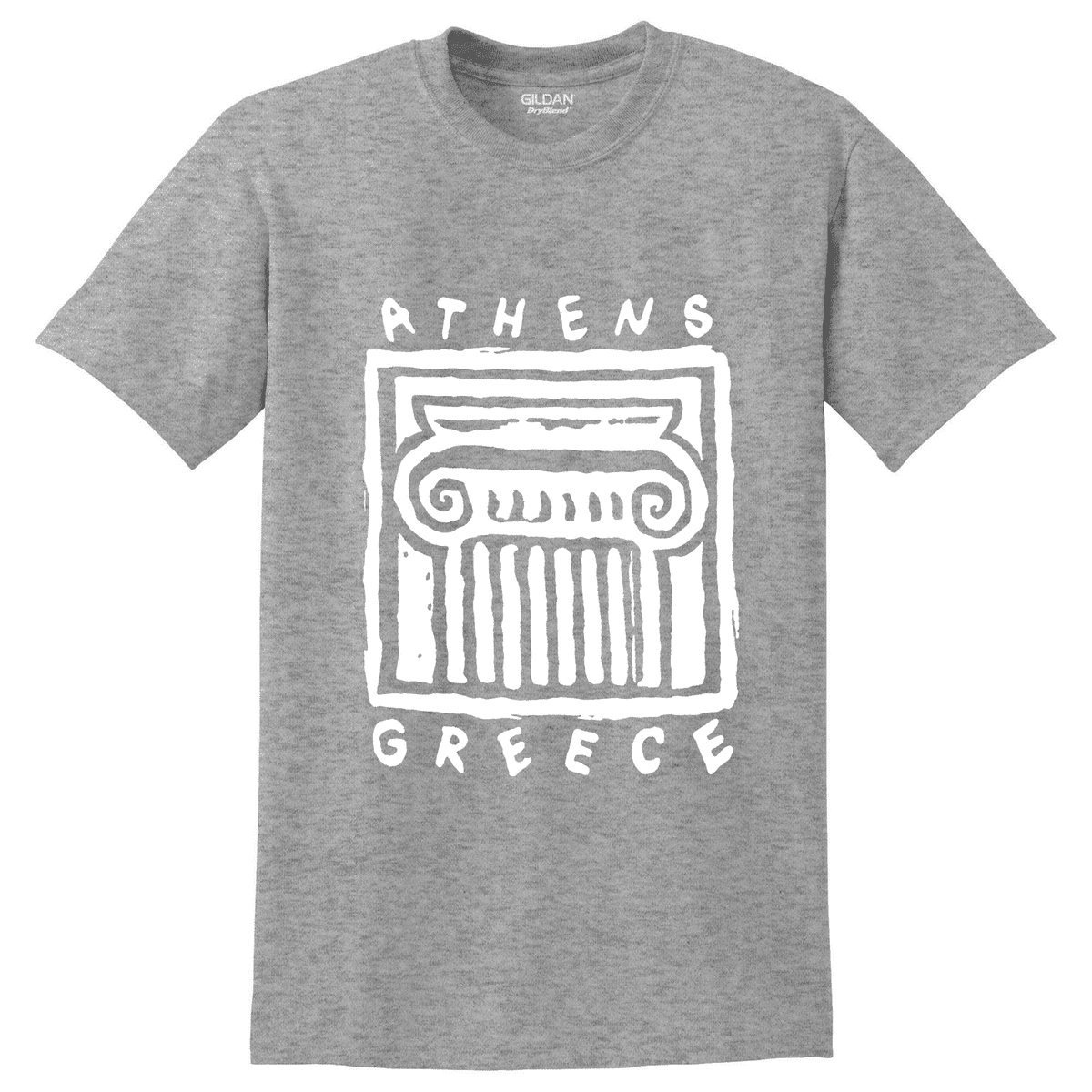 Κοντομάνικη βαμβακερή μπλούζα Athens Greece