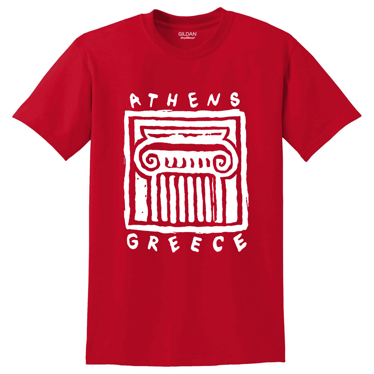 Κοντομάνικη βαμβακερή μπλούζα Athens Greece φωτογραφία