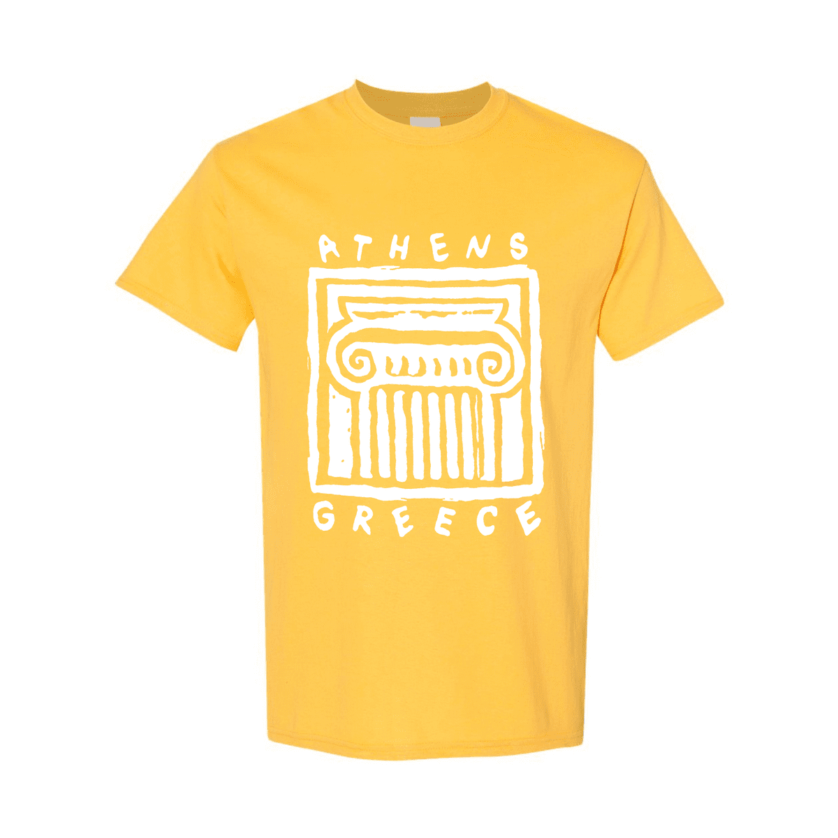 Κοντομάνικη βαμβακερή μπλούζα Athens Greece