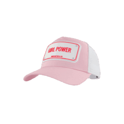 Alternative view of Girl Power Ροζ jockey καπέλο με rubber patch - John Hatter & Co