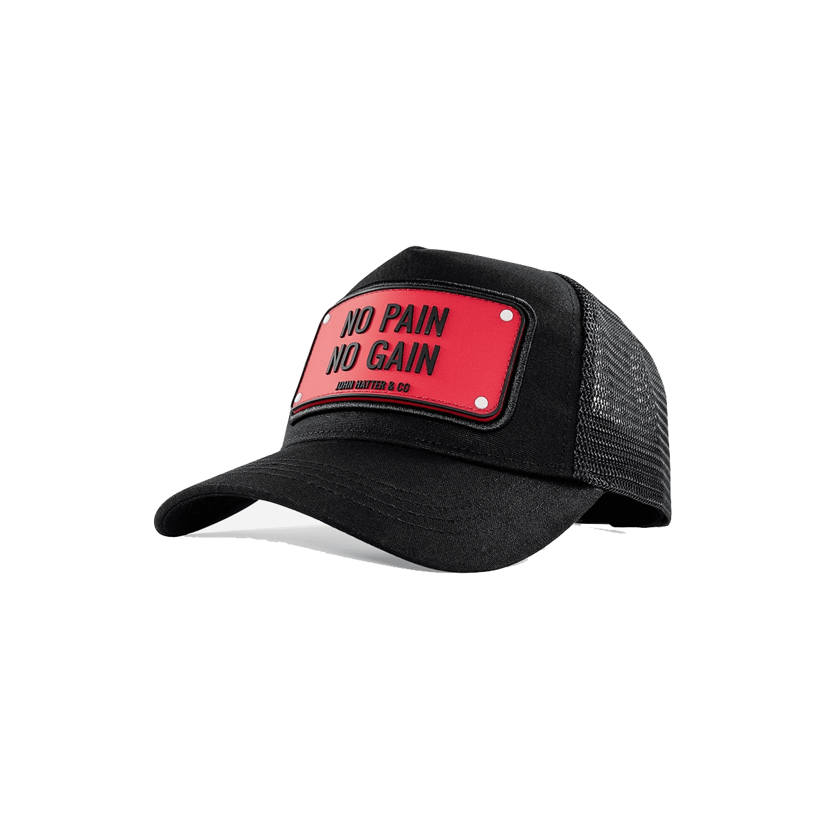 No Pain No Gain jockey καπέλο με rubber patch - John Hatter & Co φωτογραφία