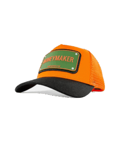 Moneymaker Πορτοκαλί Jockey καπέλο με rubber patch - John Hatter & Co