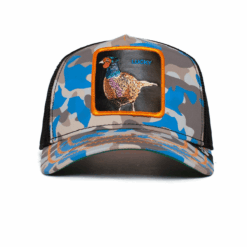 Καπέλο Jockey Luck Stays Down Γαλοπούλα Μπλε - Goorin Bros